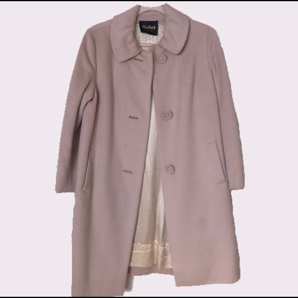 Vintage Champagne Peacoat by Gaylord